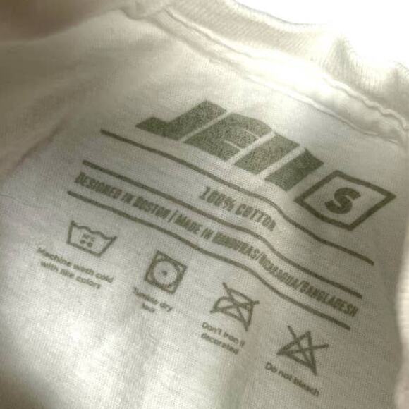 JE11 T-Shirt Jersey Shore Graphic Tee White Black Short Sleeve 100% Cotton Small - Picture 2 of 6